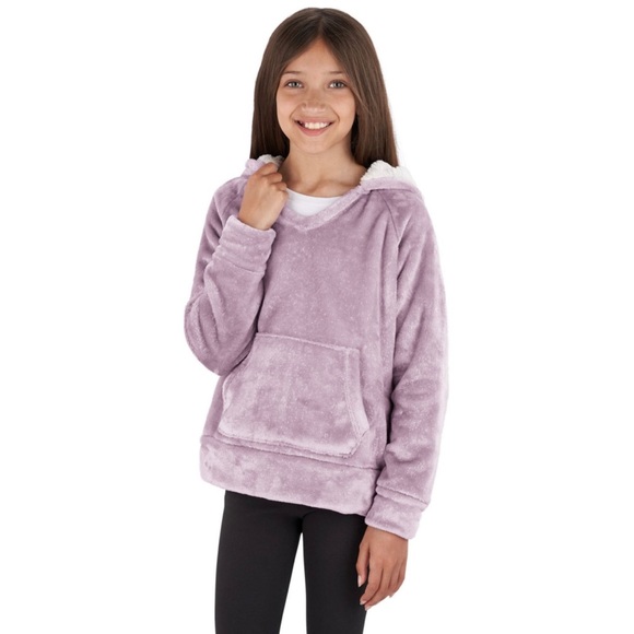 Member’s Mark Girl’s Plush Hoodie - Picture 2 of 4